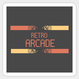 Retro Arcade Gamer Apparel Sticker